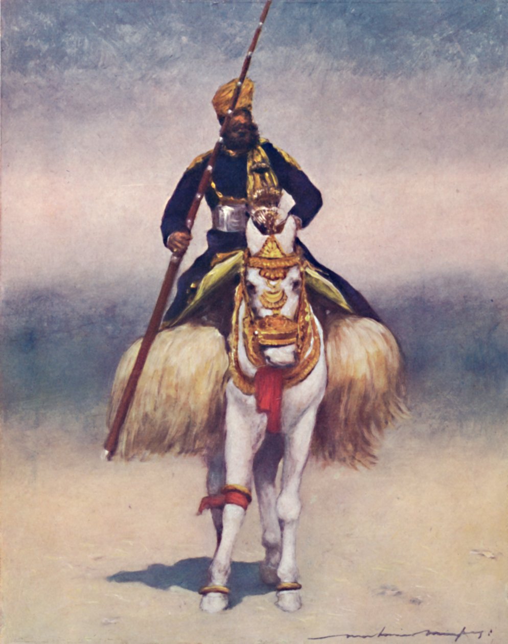 Retainer z Alwar, 1903 autorstwa Mortimer Ludington Menpes
