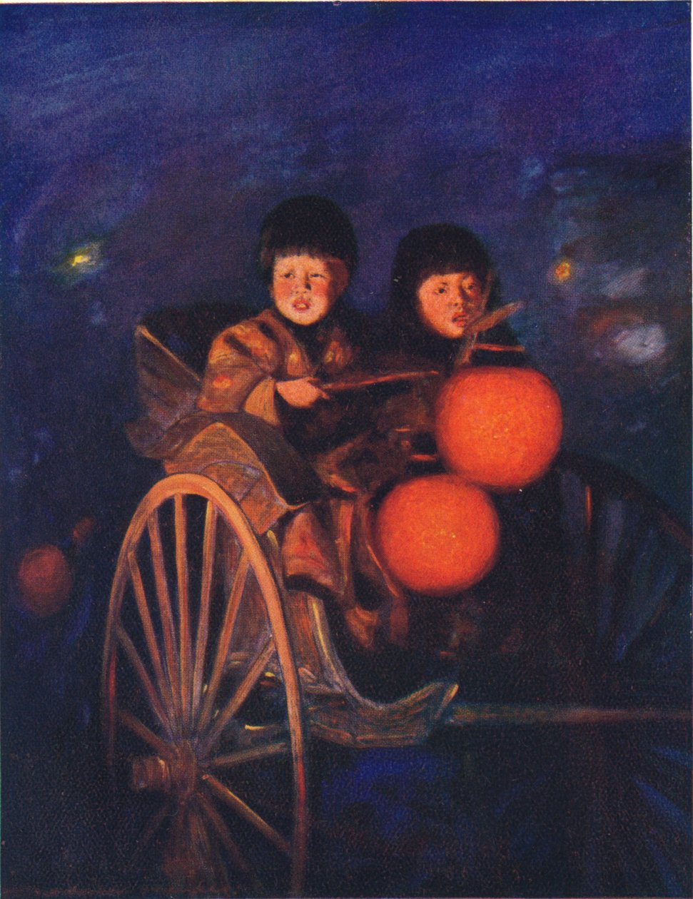 W świetle latarni, c1887, 1901 autorstwa Mortimer Ludington Menpes