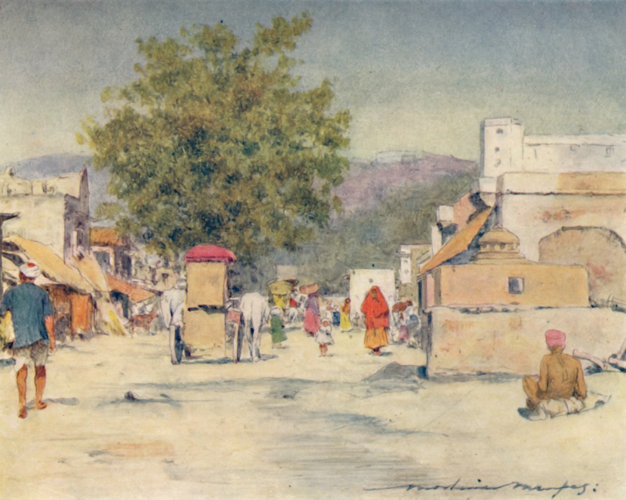W mieście Jeypore, 1905 autorstwa Mortimer Ludington Menpes