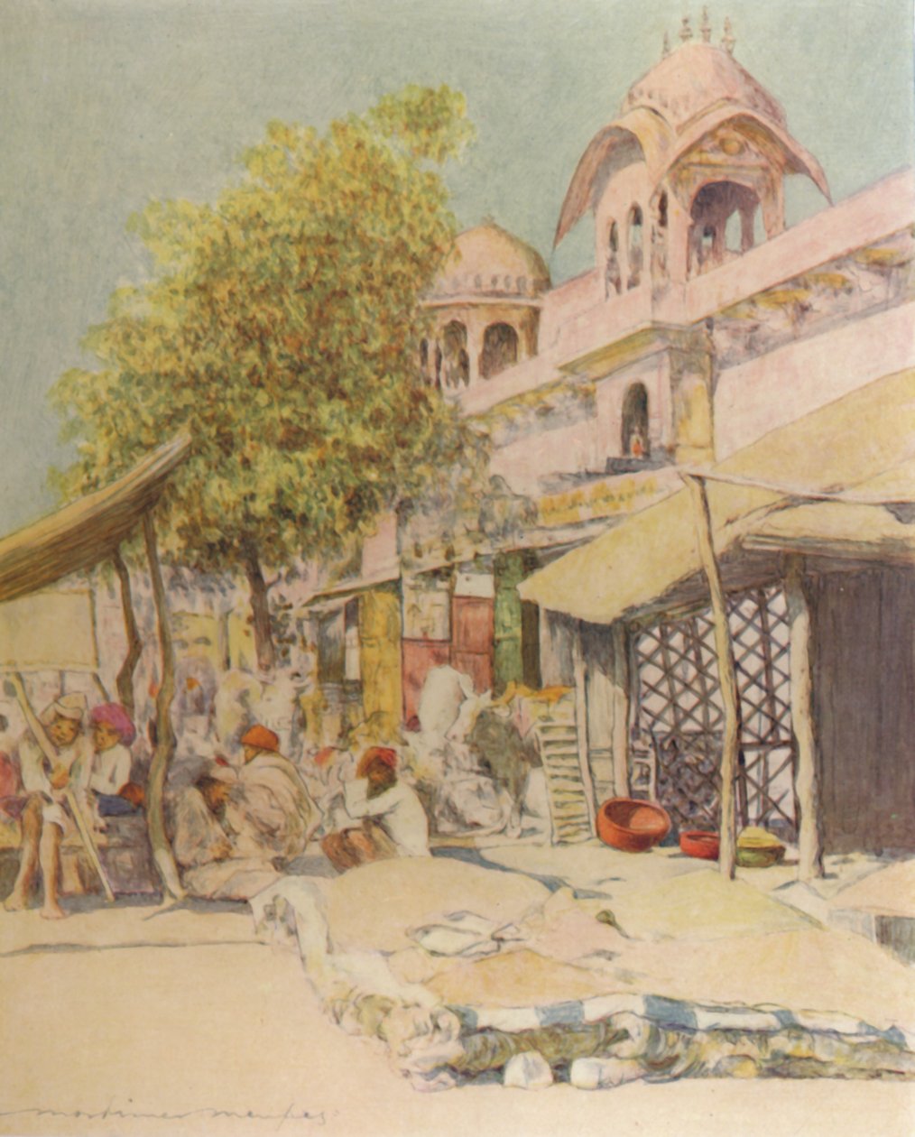 Jeypore w południe, 1905 autorstwa Mortimer Ludington Menpes