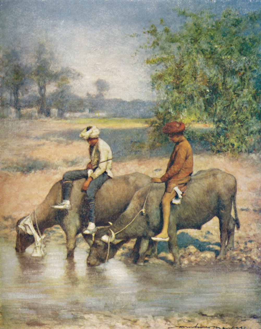 Czas wolny, 1905 autorstwa Mortimer Ludington Menpes