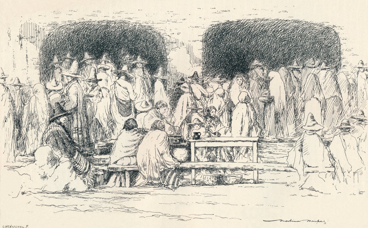 Południe w Puebla, c1895, 1896 autorstwa Mortimer Ludington Menpes