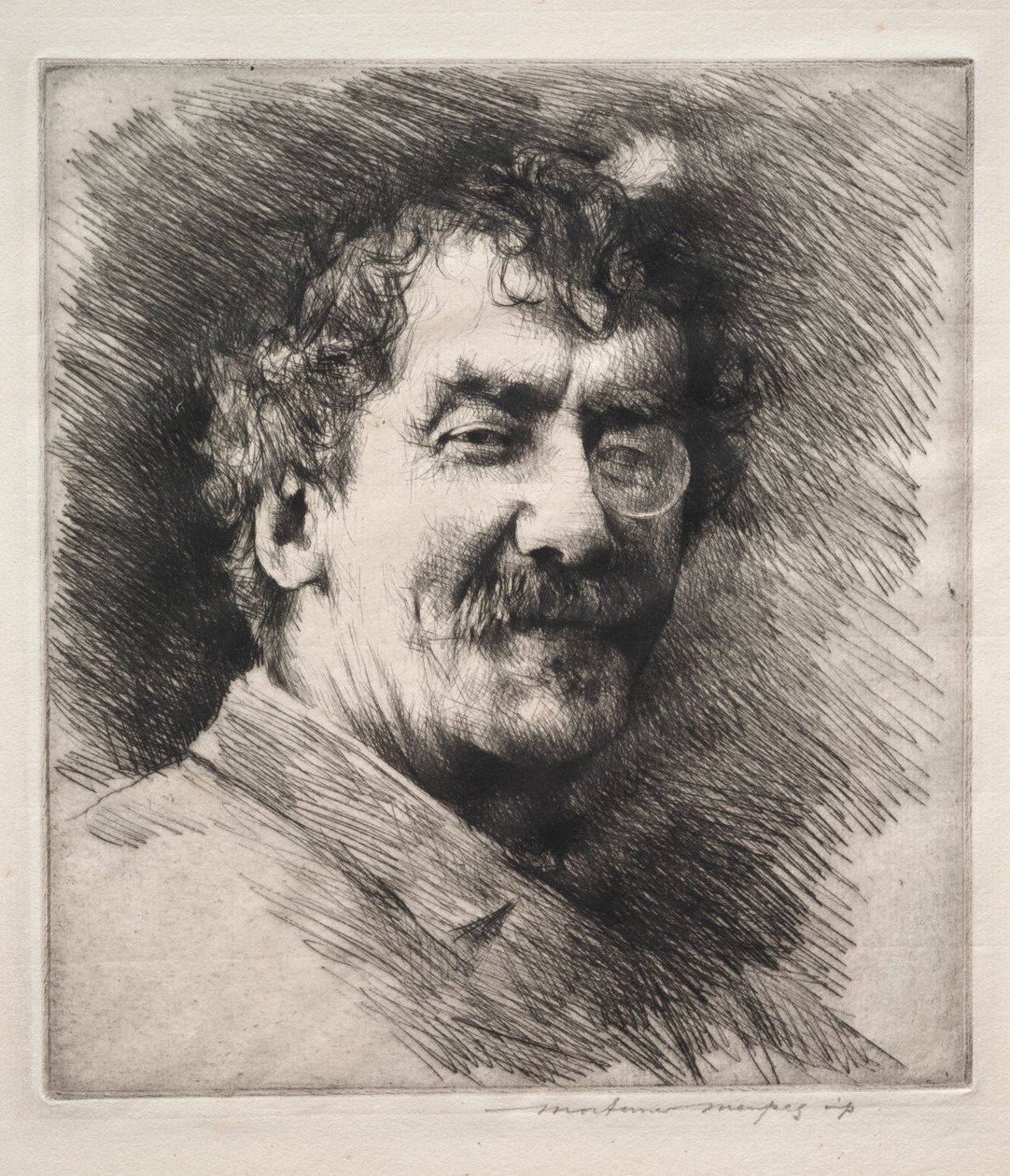 Jamesa MacNeilla Whistlera. autorstwa Mortimer Menpes