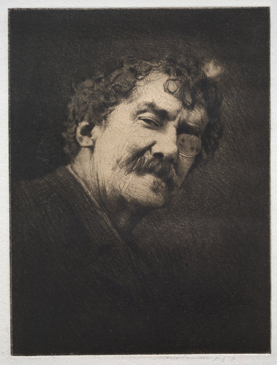 James MacNeill Whistler autorstwa Mortimer Menpes