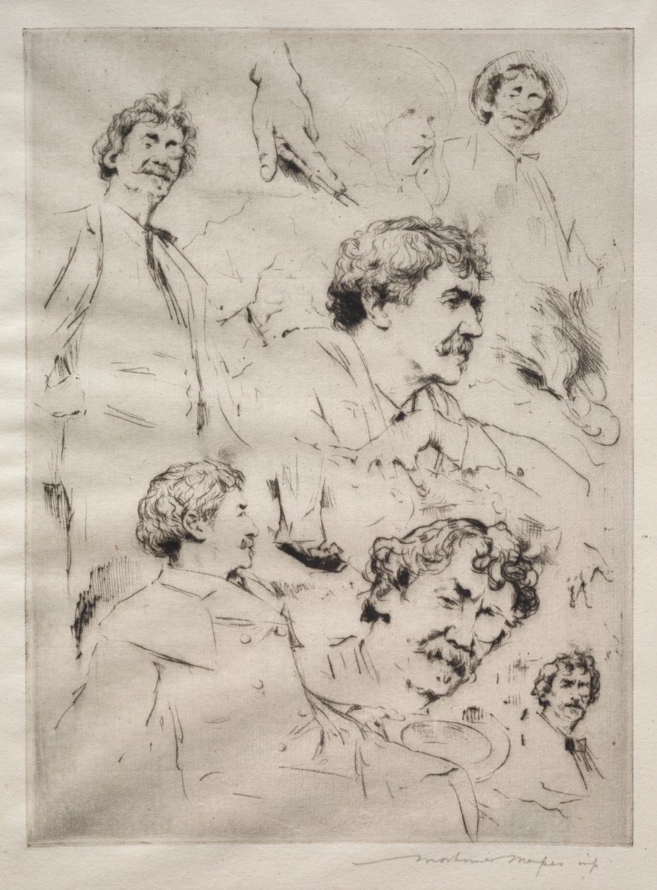 James MacNeill Whistler autorstwa Mortimer Menpes