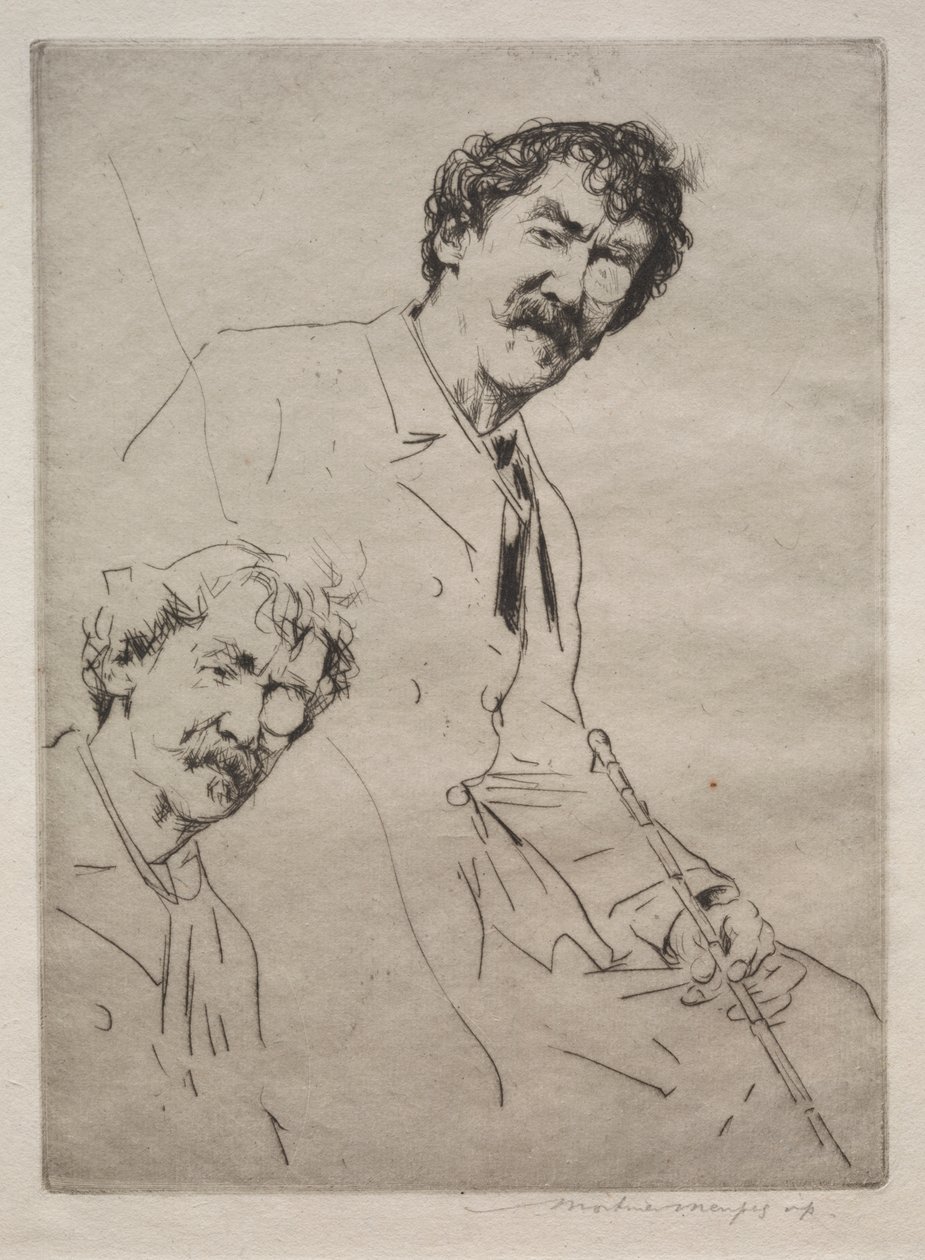 James MacNeill Whistler autorstwa Mortimer Menpes