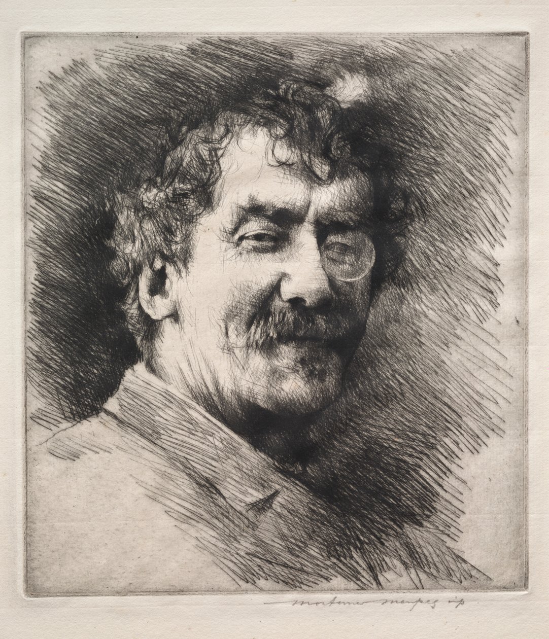 James MacNeill Whistler autorstwa Mortimer Menpes