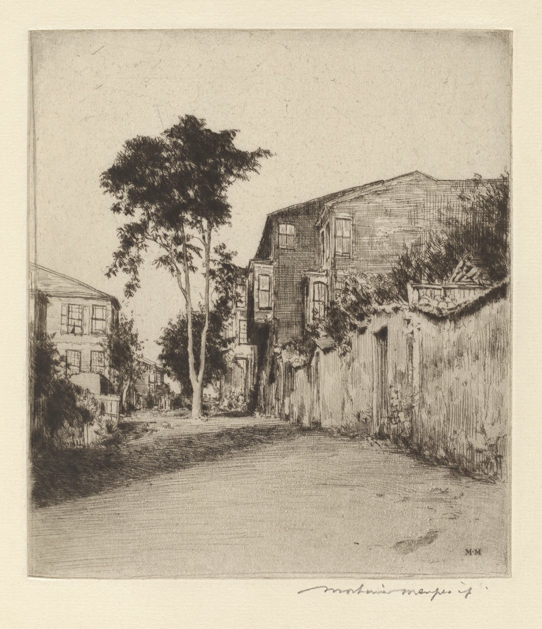 Ulica Sycylijska autorstwa Mortimer Menpes