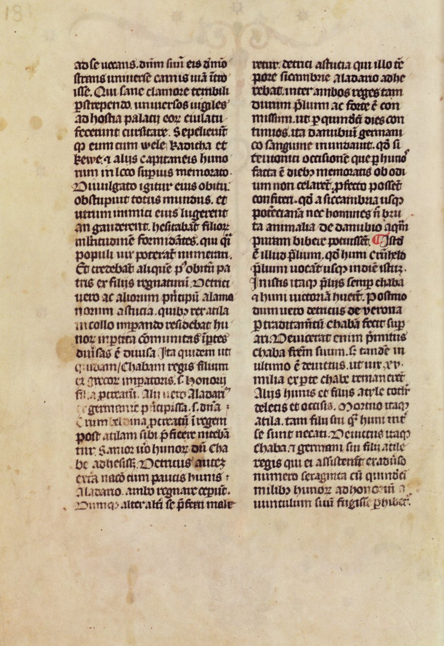 Kronika iluminowana; Chronicon Pictum; Kronika Obrazów 18 autorstwa Márk Kálti