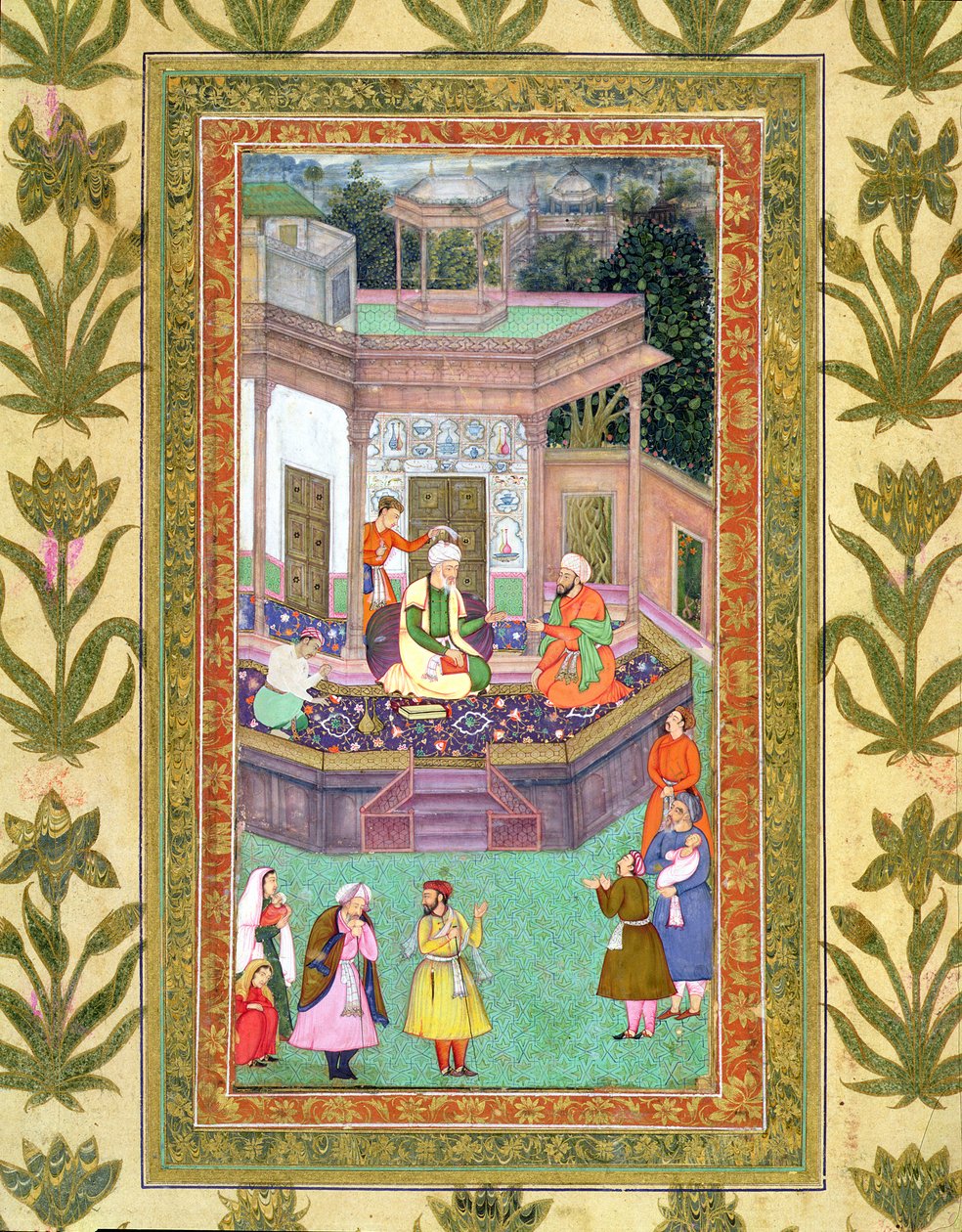 Qazi, z albumu Small Clive (nieprzezroczysta toaleta na papierze) autorstwa Mughal School