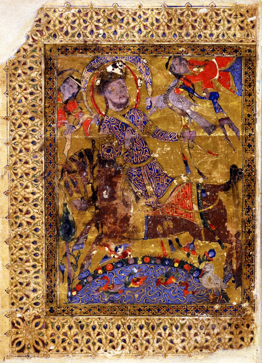 Ilustracja z Księgi Pieśni Kitab al-aghani autorstwa Muhammad ibn Abi Talib al Badri