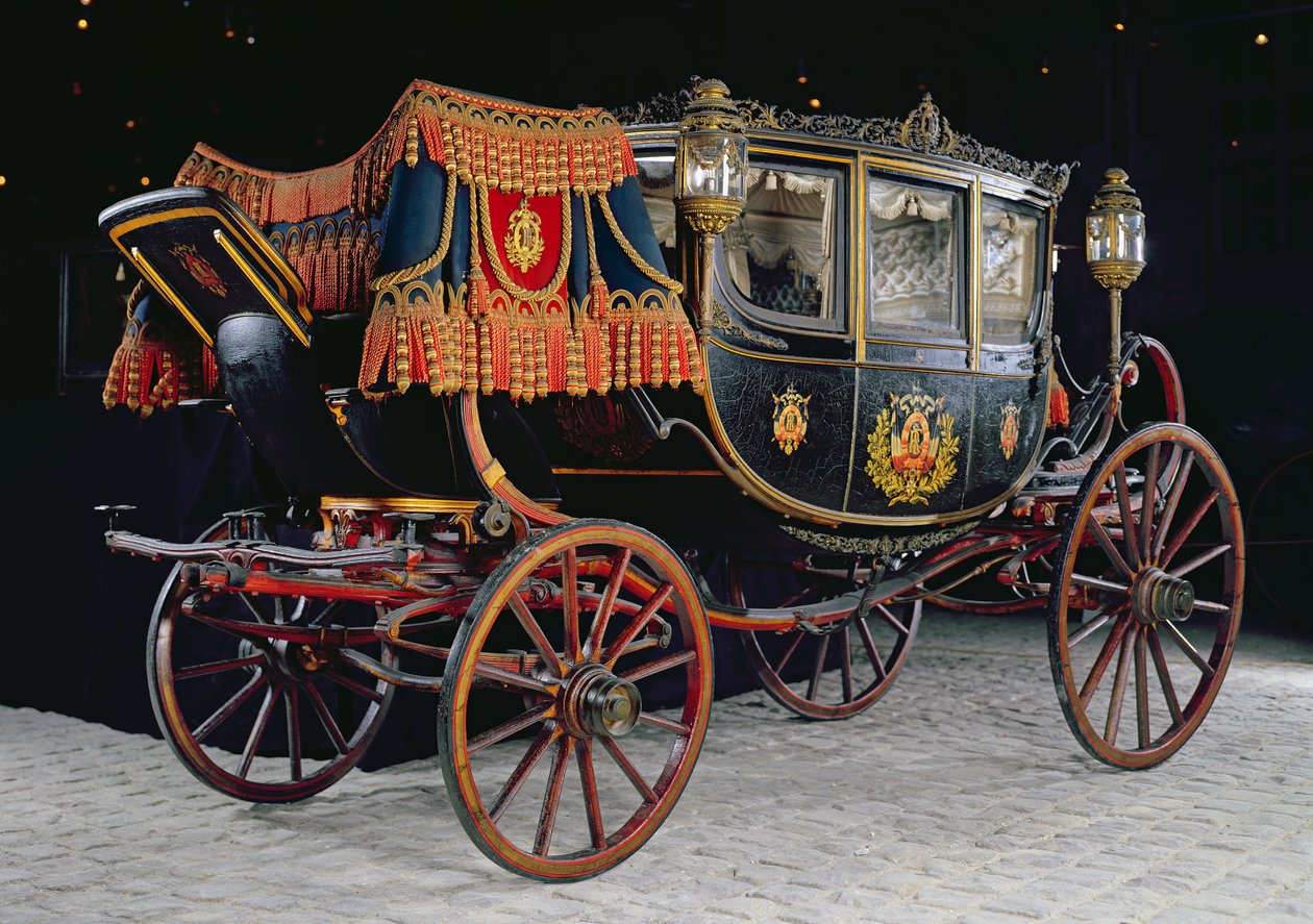 Wagon zbudowany dla cara na Gala de lElysee w 1896 r., ok. 1895 r. autorstwa Muhlbacher
