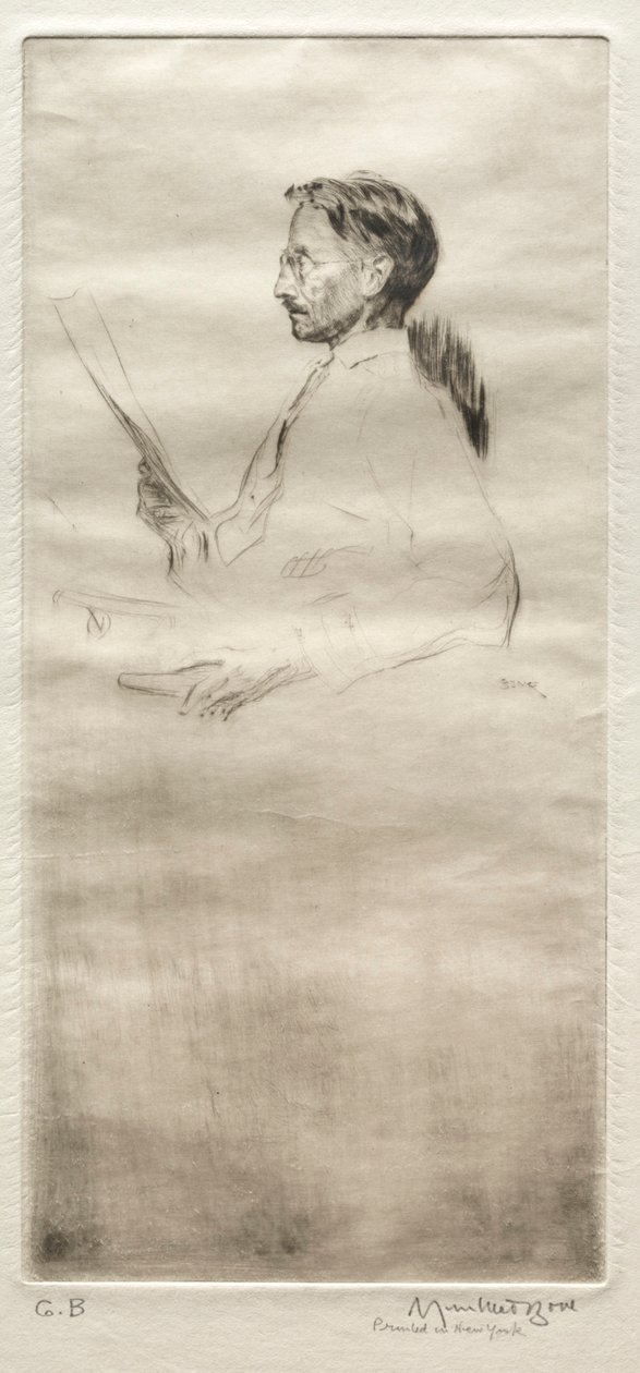 Frank Weitenkampf autorstwa Muirhead Bone
