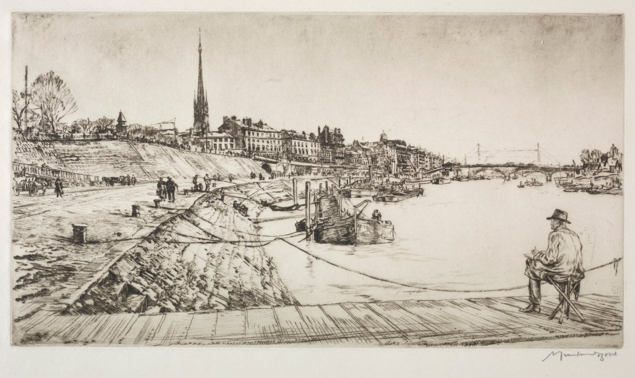Rouen autorstwa Muirhead Bone