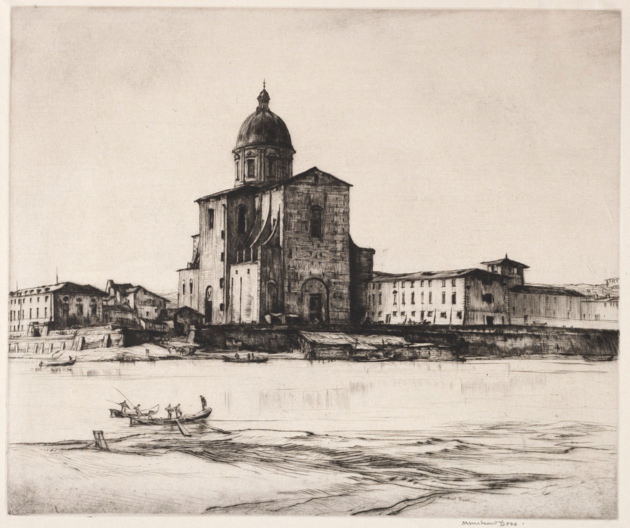 San Frediano in Cestello, Florencja autorstwa Muirhead Bone