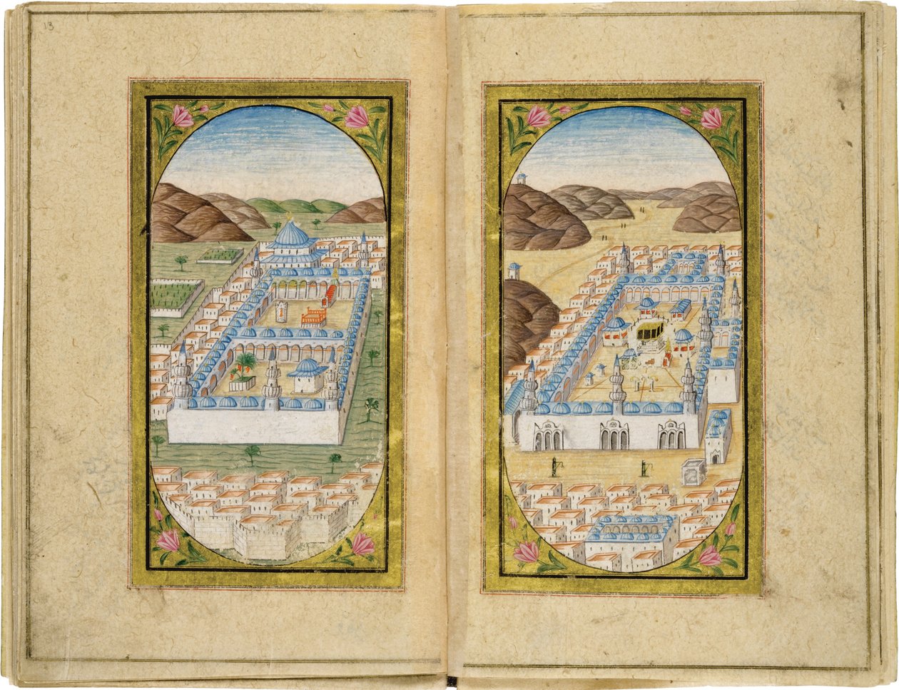 Al-Masjid an-Nabawi w Wielkim Meczecie, 1783 autorstwa Mustafa Halimi