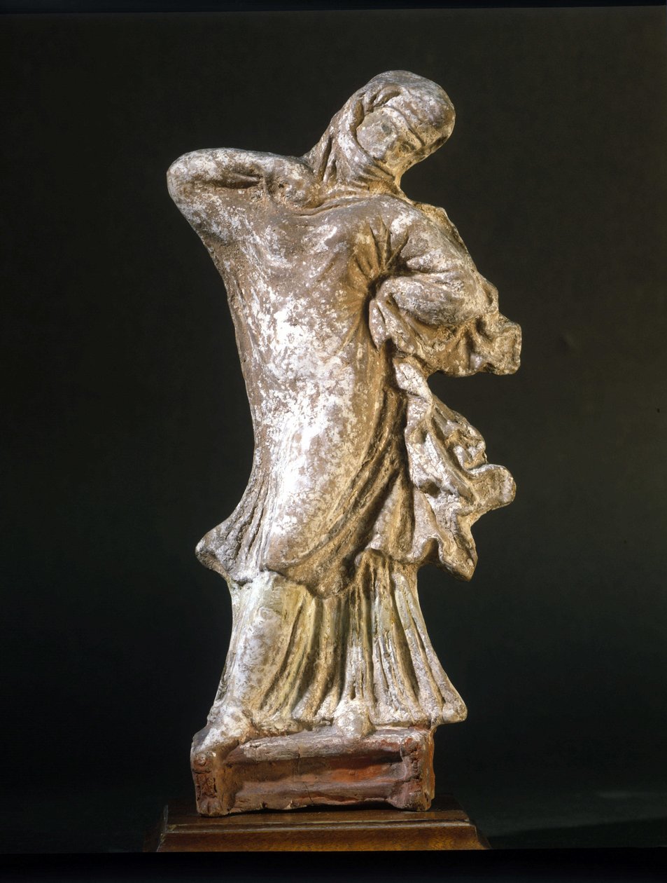 Cywilizacja mykeńska: zawoalowana tancerka Tanagry, III wiek pne, Museo della Scala, Mediolan autorstwa Mycenaean Mycenaean