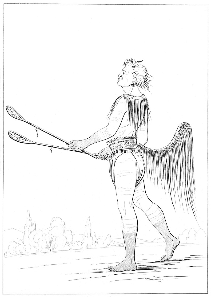 Wybitny piłkarz, 1841. autorstwa Myers and Co