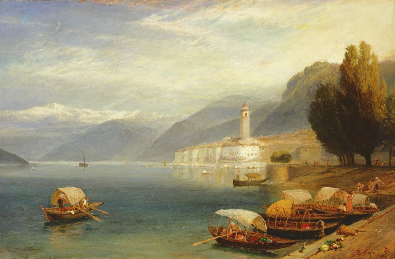 Bellagio Como autorstwa Myles Birket Foster