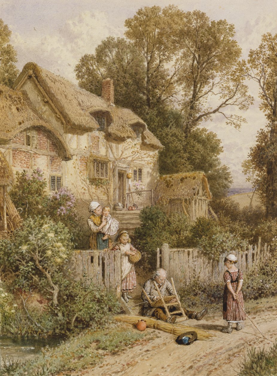 Naprawiacz krzesła autorstwa Myles Birket Foster