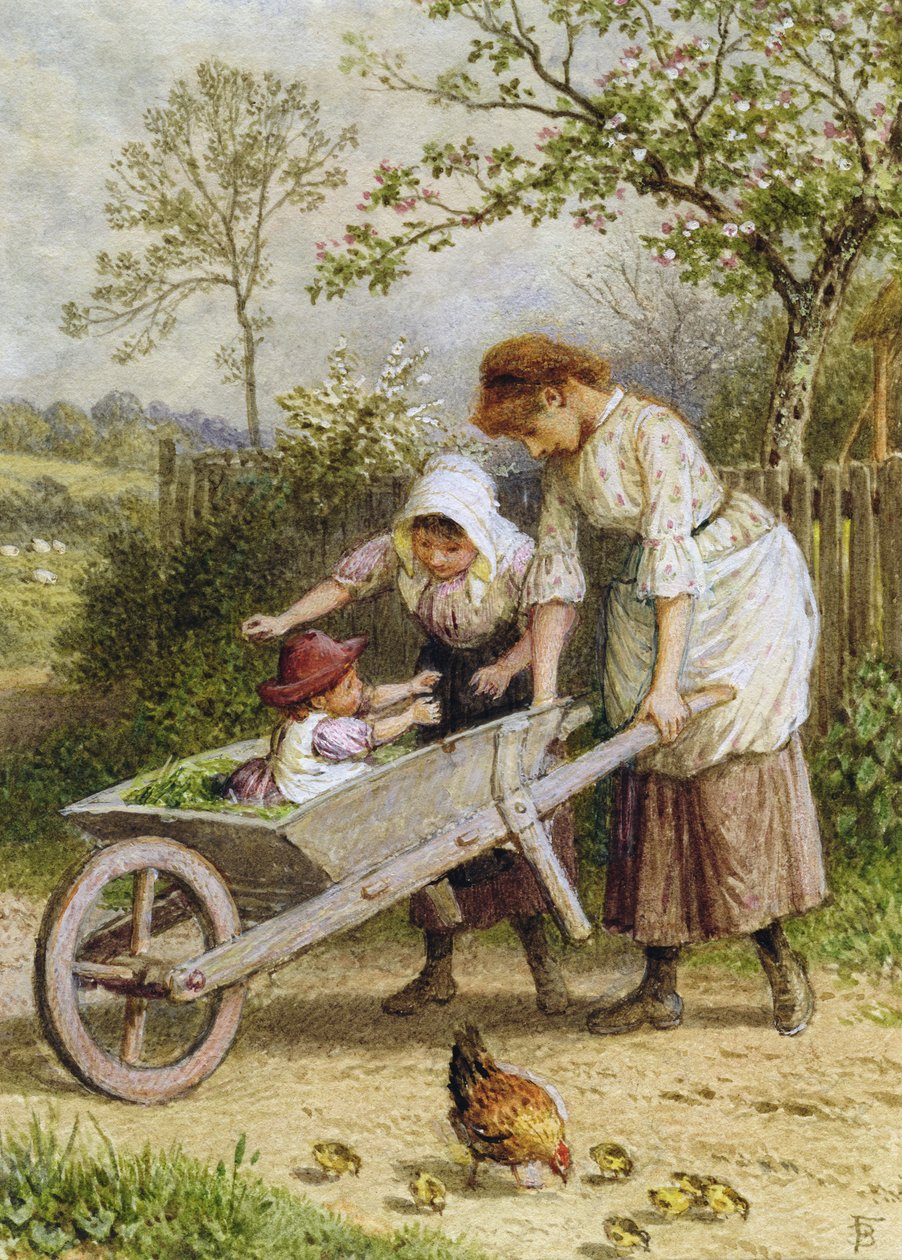 Taczka autorstwa Myles Birket Foster