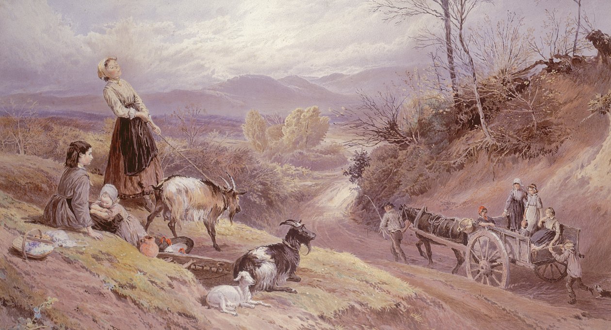 Nieznany obraz autorstwa Myles Birket Foster