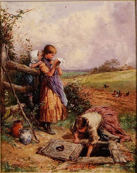 Przy studni autorstwa Myles Birket Foster