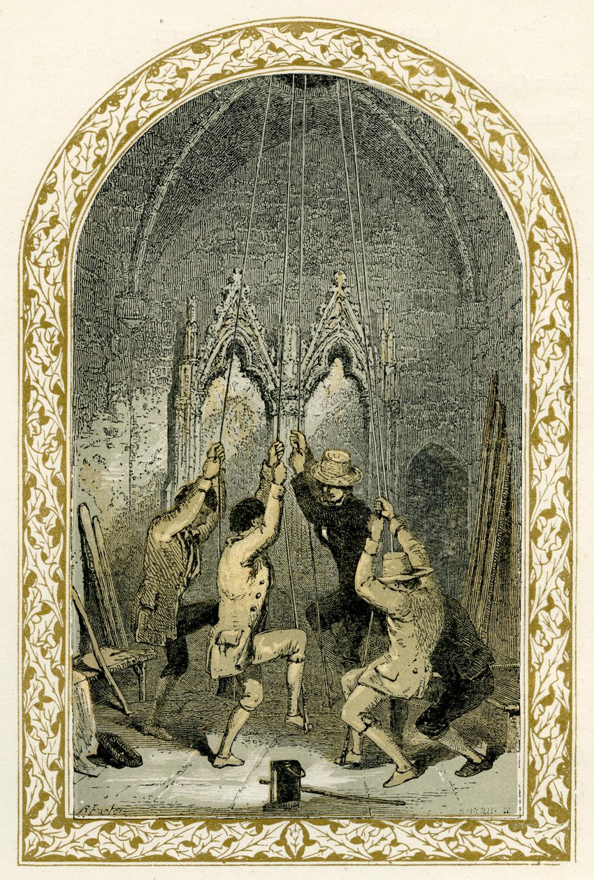 Dzwonki - ilustracja Birket Foster autorstwa Myles Birket Foster