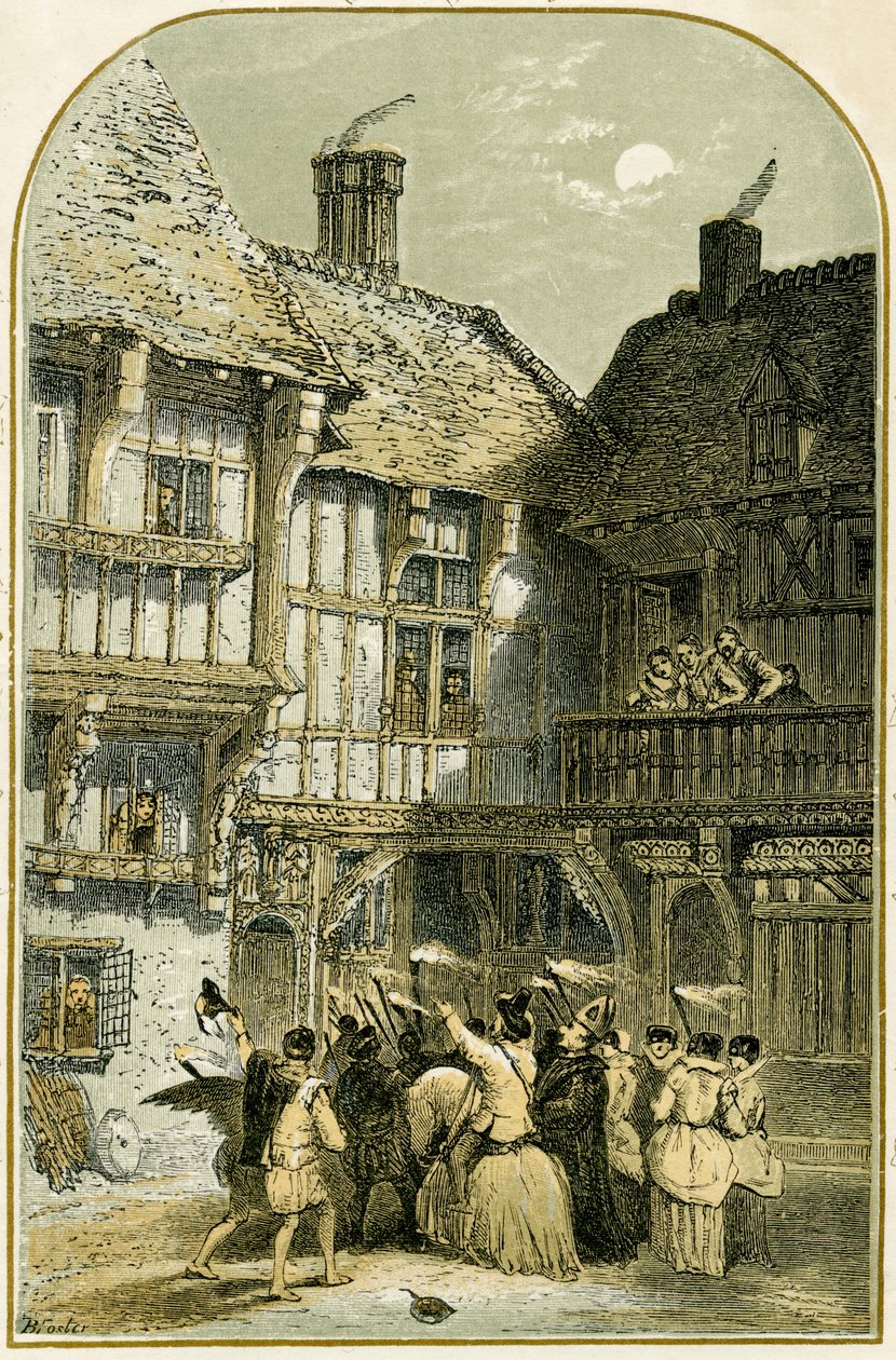 Mummers Grają/Mumuczą autorstwa Myles Birket Foster