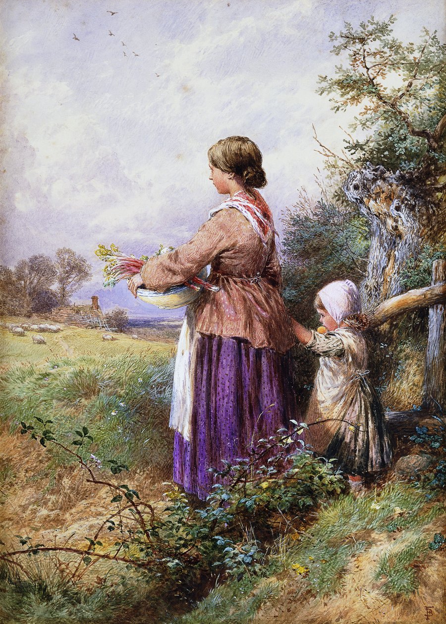 Wracając do domu, autorstwa Myles Birket Foster