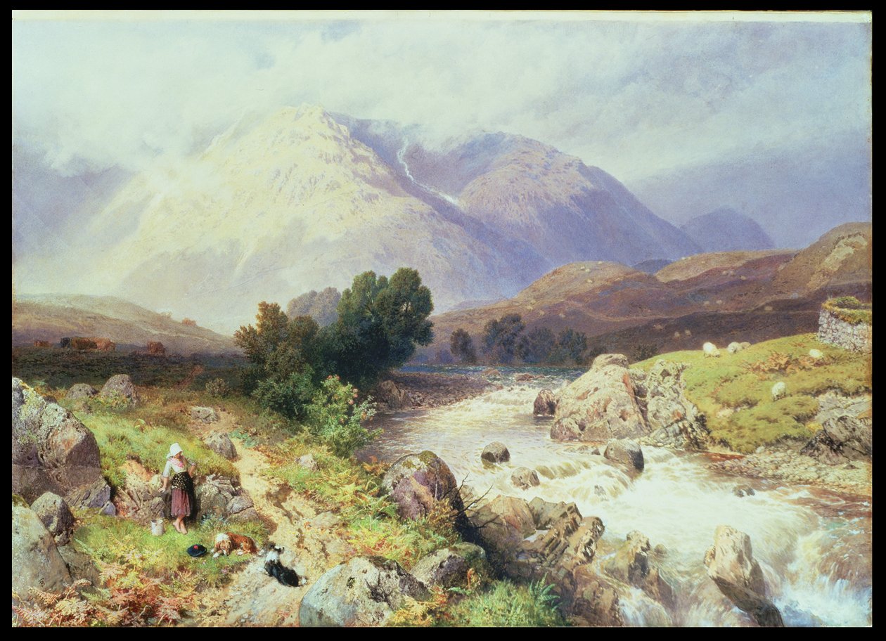 Highlands, niedaleko Argyle autorstwa Myles Birket Foster