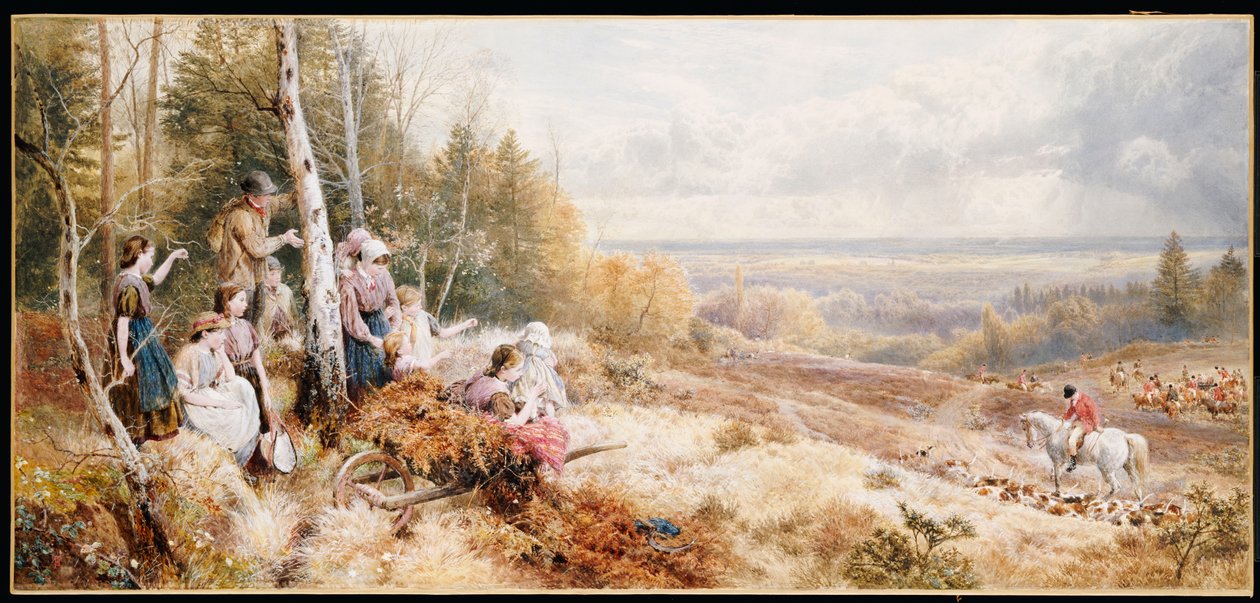Spotkanie autorstwa Myles Birket Foster
