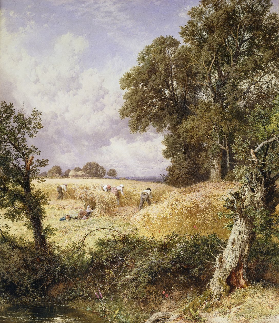Żniwiarze, autorstwa Myles Birket Foster