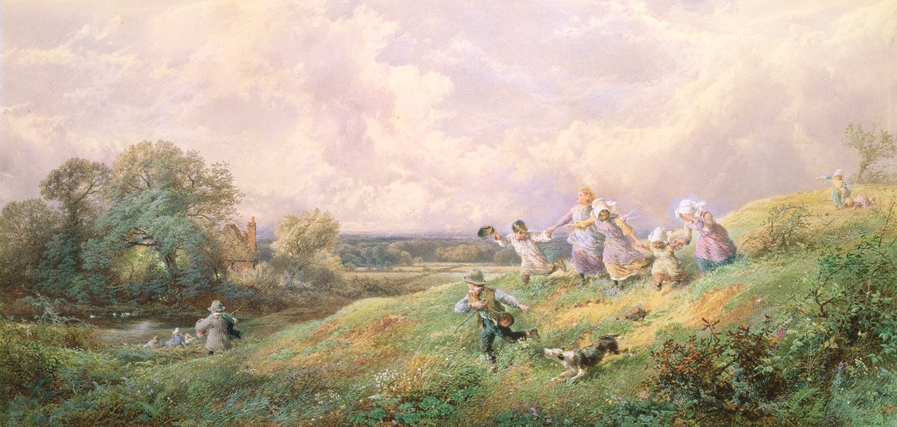 Nieznany obraz autorstwa Myles Birket Foster