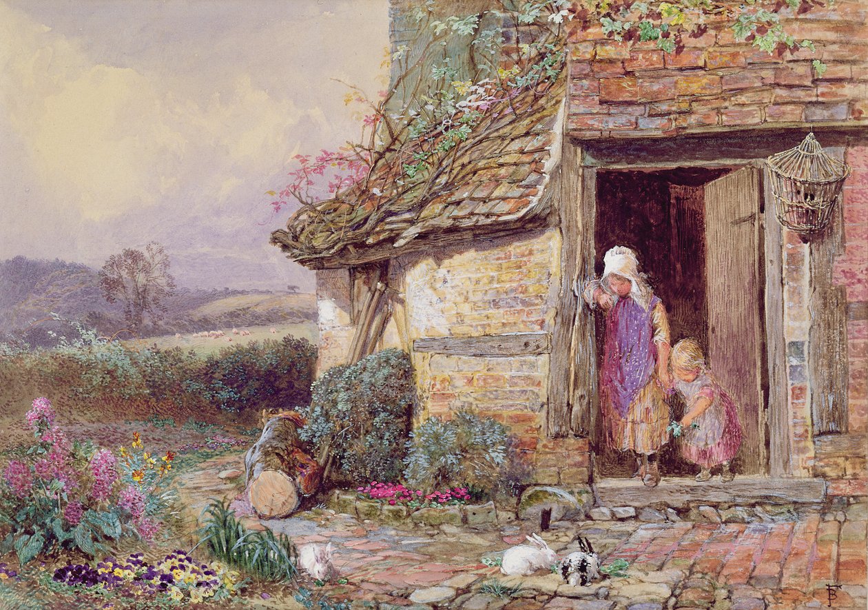 Nieznany obraz autorstwa Myles Birket Foster