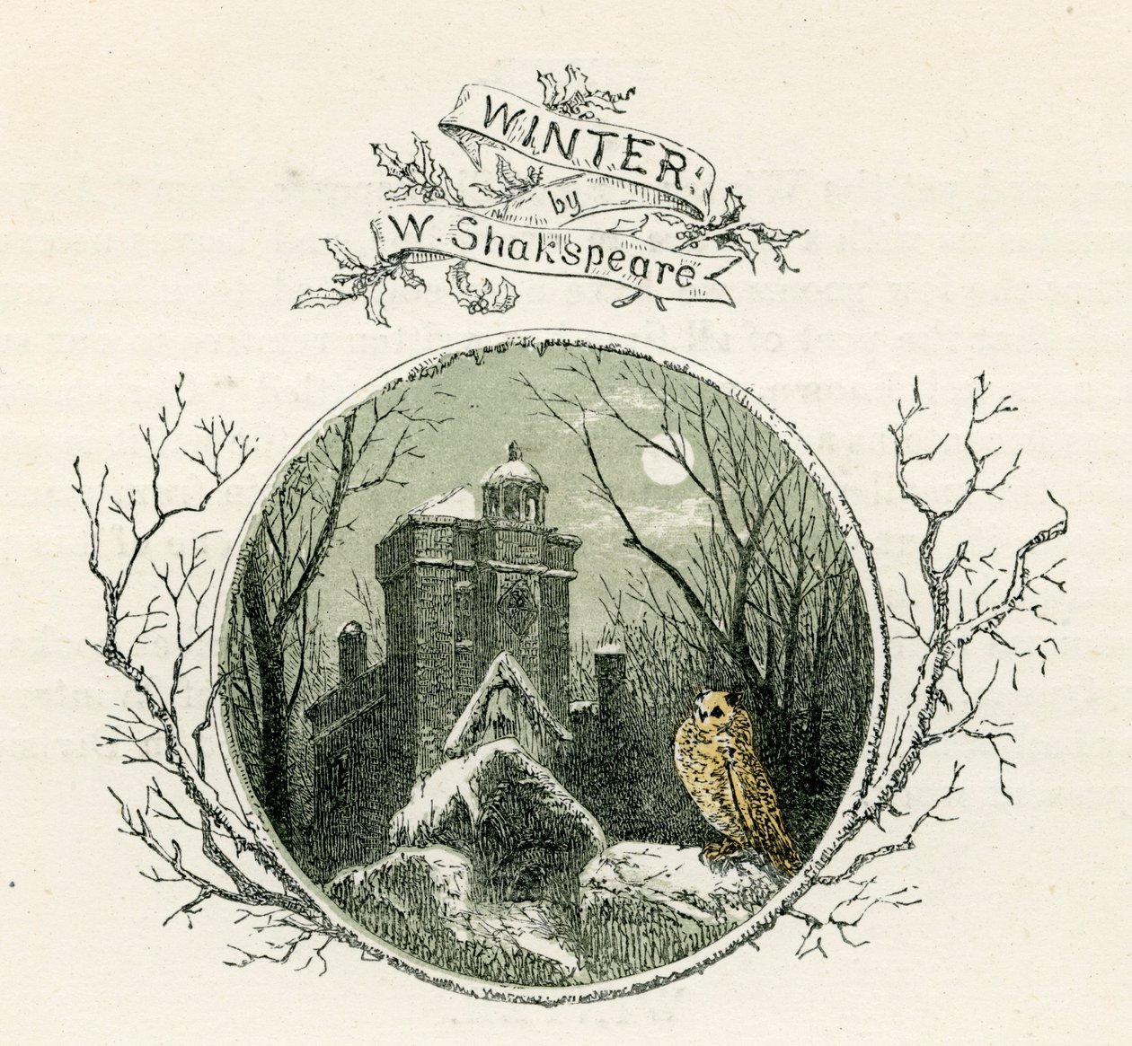 Zima Williama Szekspira autorstwa Myles Birket Foster