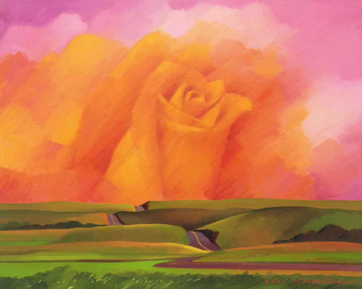 Róża, 2001 autorstwa Myung Bo Sim