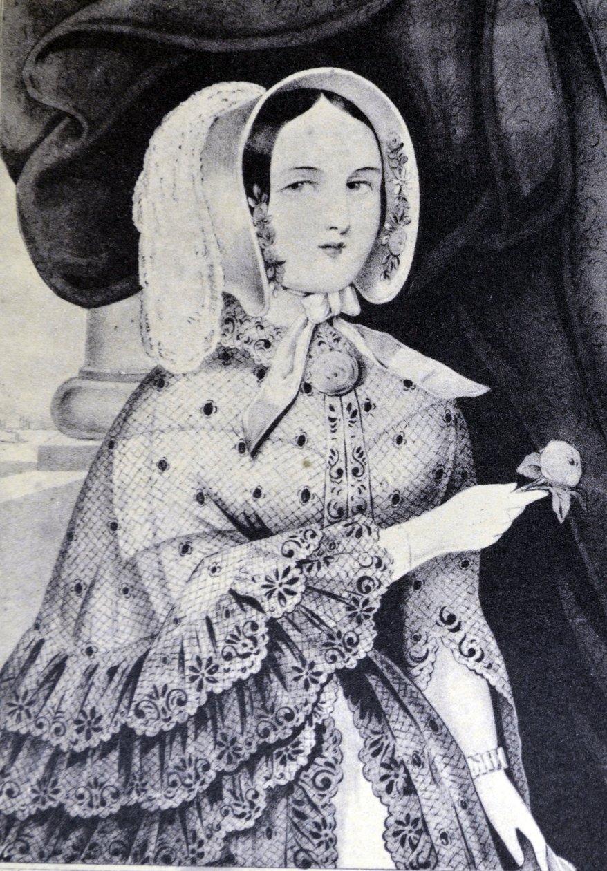 Currier & Ives ilustracja XIX wieku. Izabela autorstwa N. and Ives, J.M. Currier