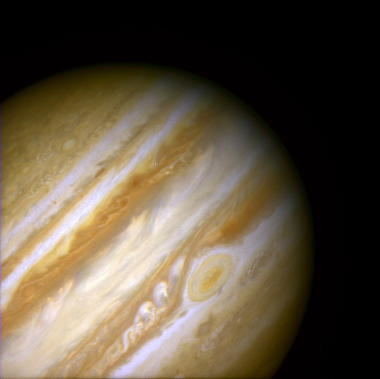 Pradawna burza w atmosferze Jowisza, 1999. autorstwa NASA Images