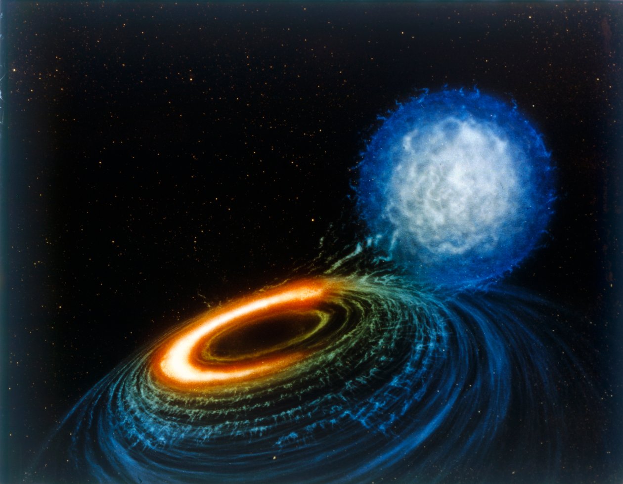 Czarna Dziura, koncepcja artysty. autorstwa NASA Images