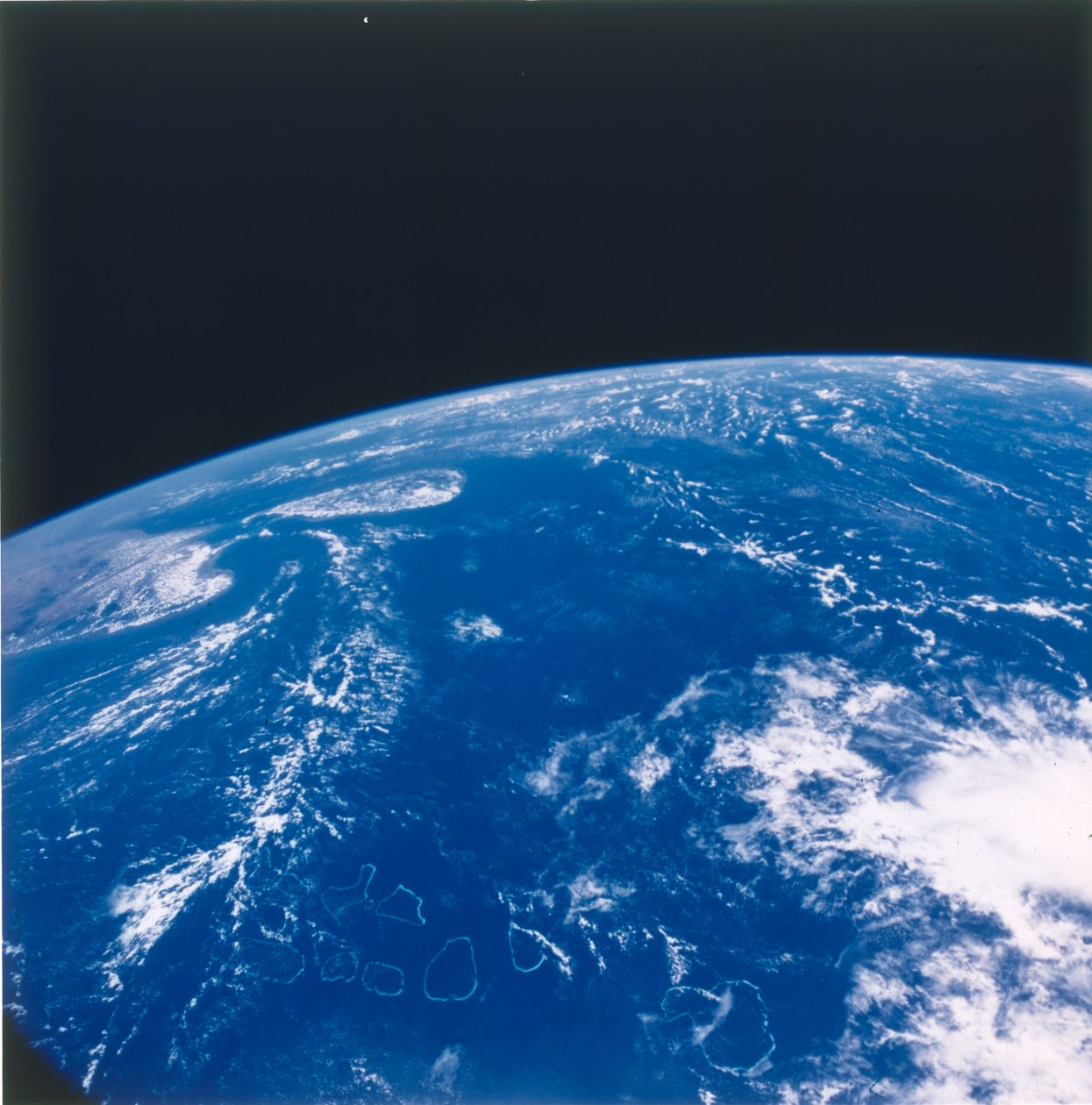 Ziemia z kosmosu - Ocean Indyjski, lata 80. XX wieku. autorstwa NASA Images