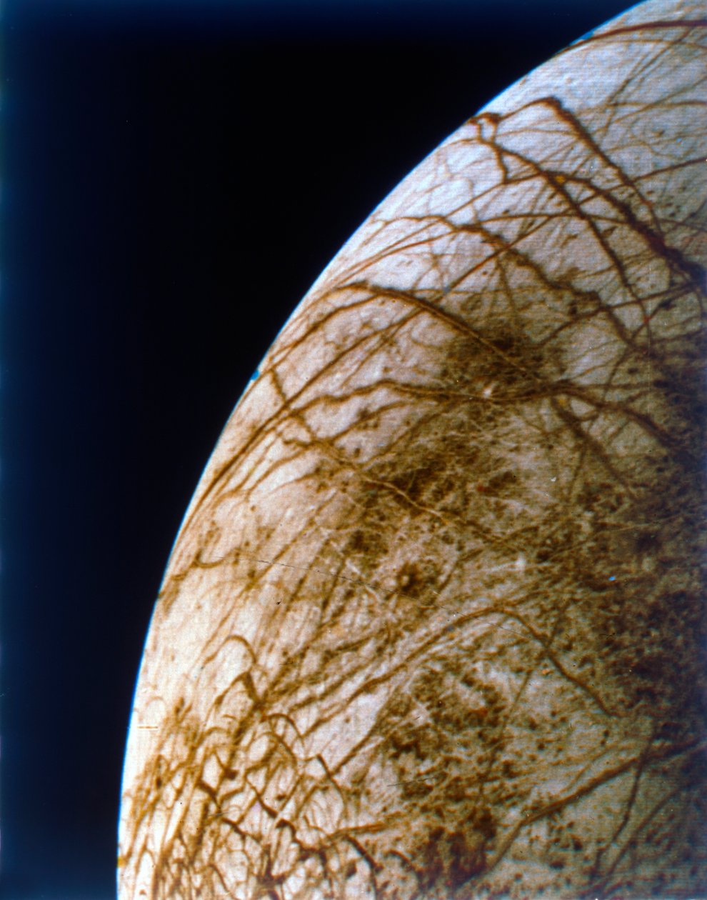 Europa z Voyagera 2, 9 lipca 1979. autorstwa NASA Images