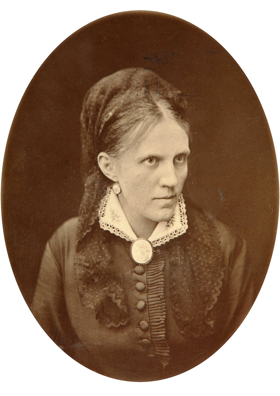Anna Dostyevskaya, żona rosyjskiego pisarza Fiodora Dostojewskiego, koniec XIX lub początek XX wieku autorstwa N.A. Lorenkovich