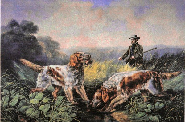 Amerykańskie sporty terenowe: Retrieving autorstwa N. and Ives J.M. (after) Currier