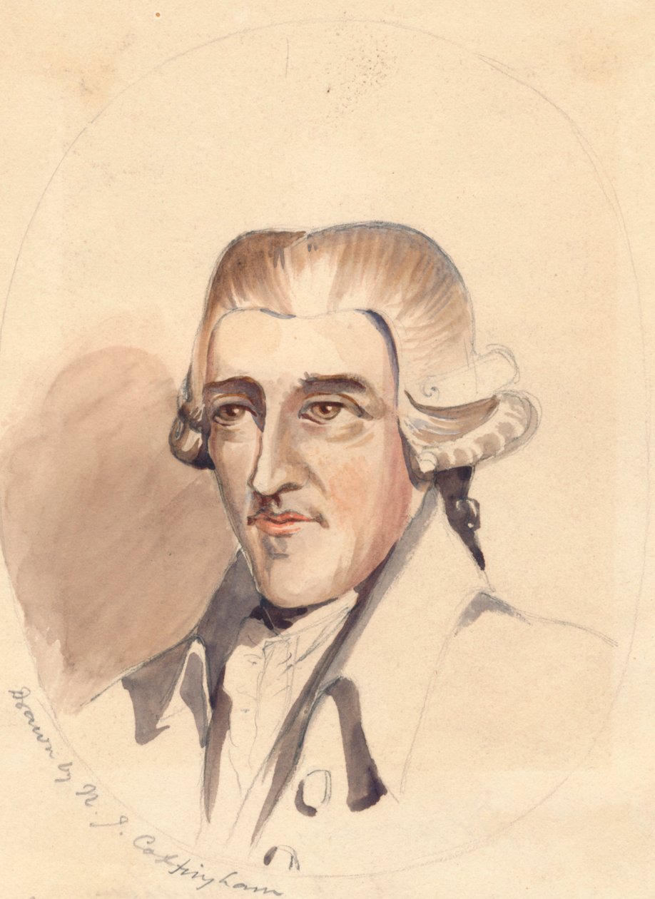 „Dr John Walker, kompilator słownika”. autorstwa N J Cottingham