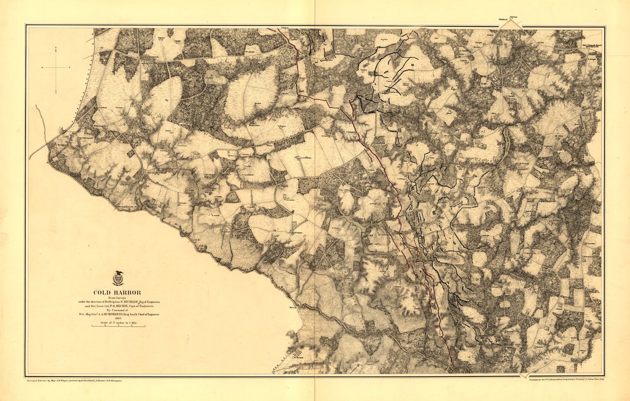 Zimny Port. [1–3 czerwca 1864] autorstwa N. Michler