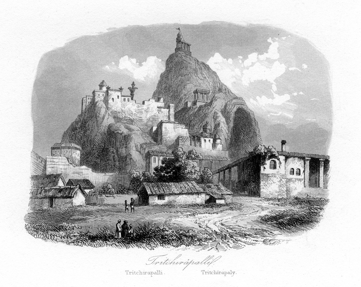 Tiruchirapalli, Indie, ok. 1840 autorstwa N. Remond