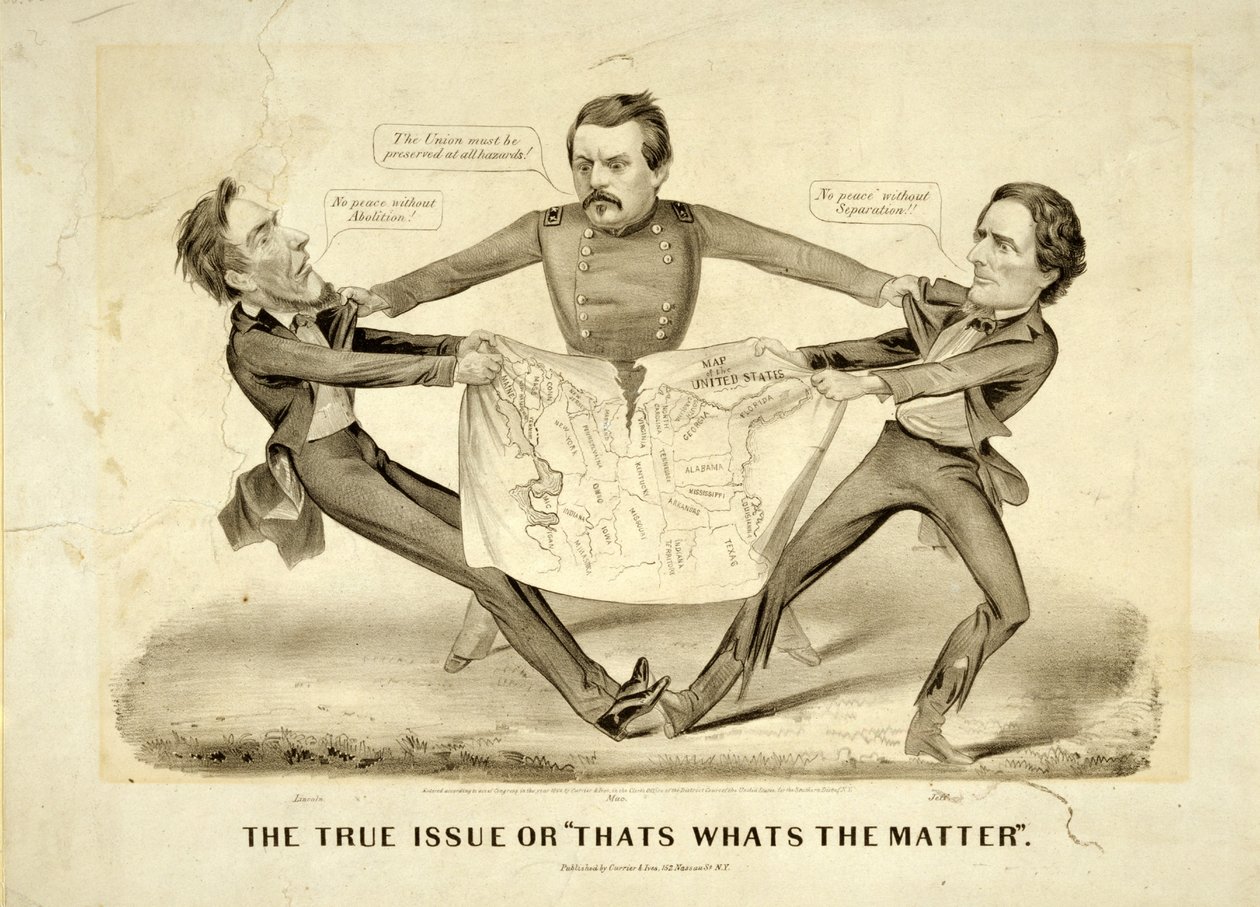 Prawdziwy problem, czyli "o to właśnie chodzi autorstwa N. and Ives J.M. (1824 95) Currier
