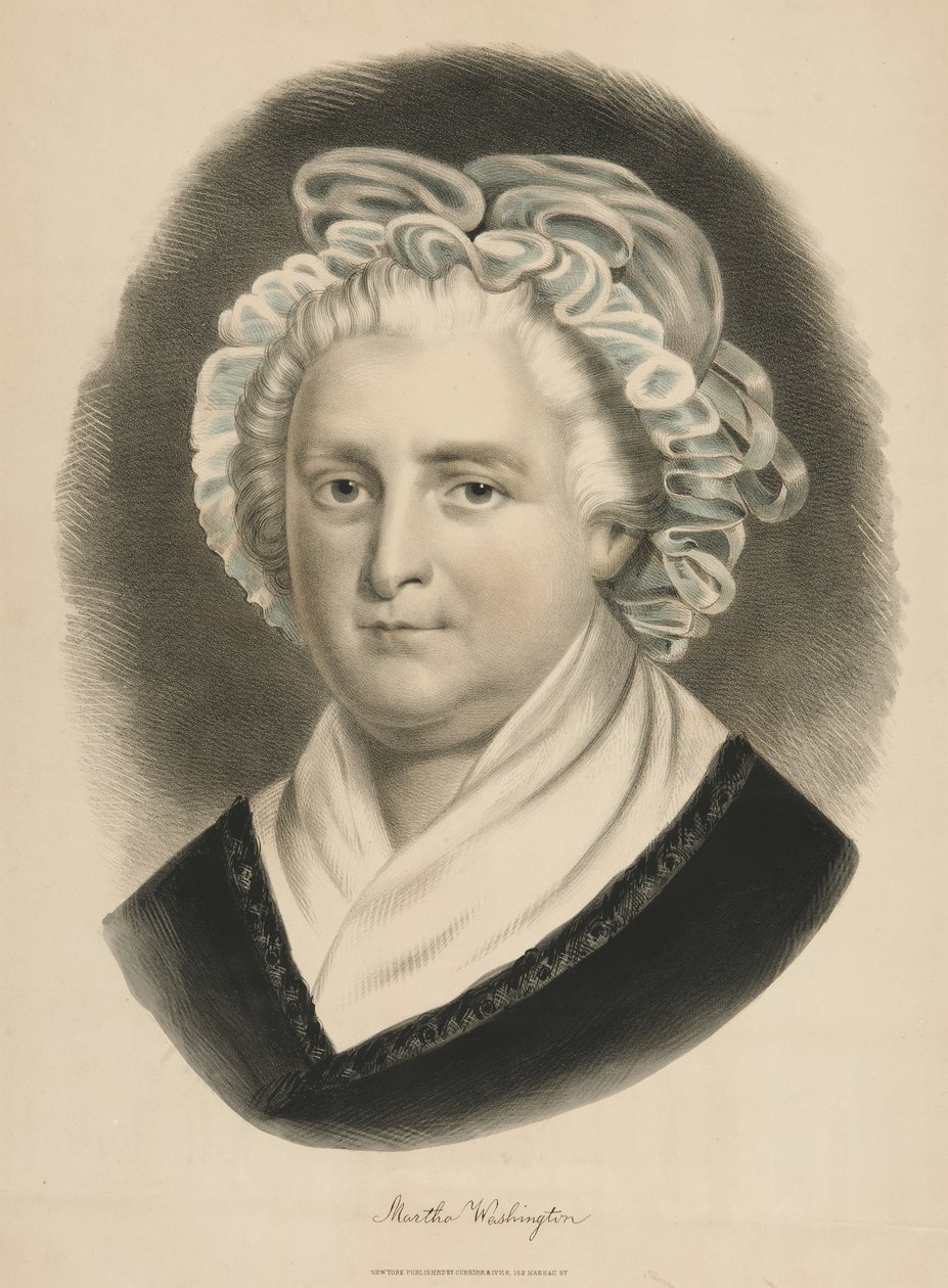 Martha Washington (litografia kolorowa) autorstwa Currier and Ives