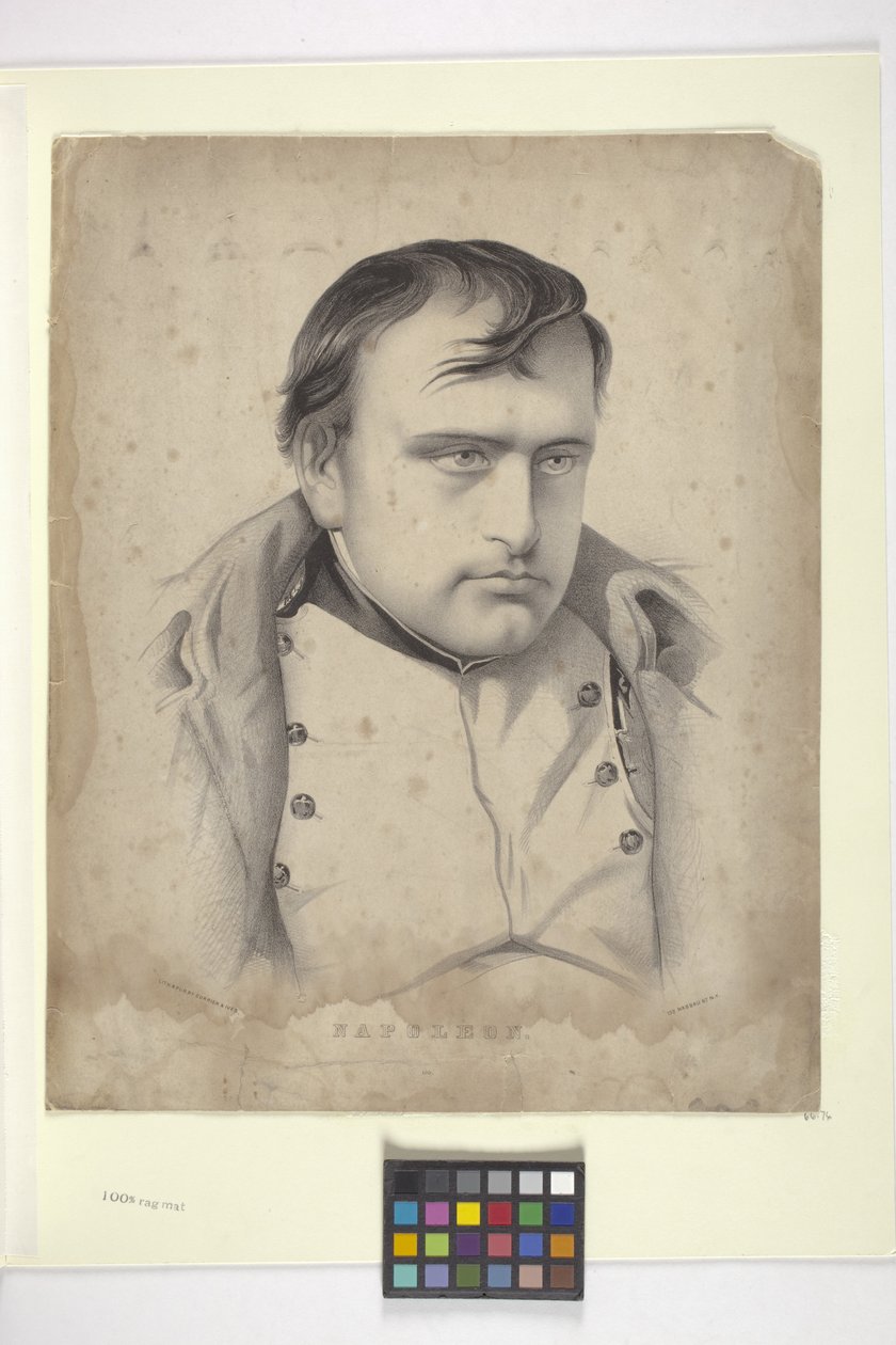 Napoleon (litografia) autorstwa N. and Ives J.M. (1824 95) Currier